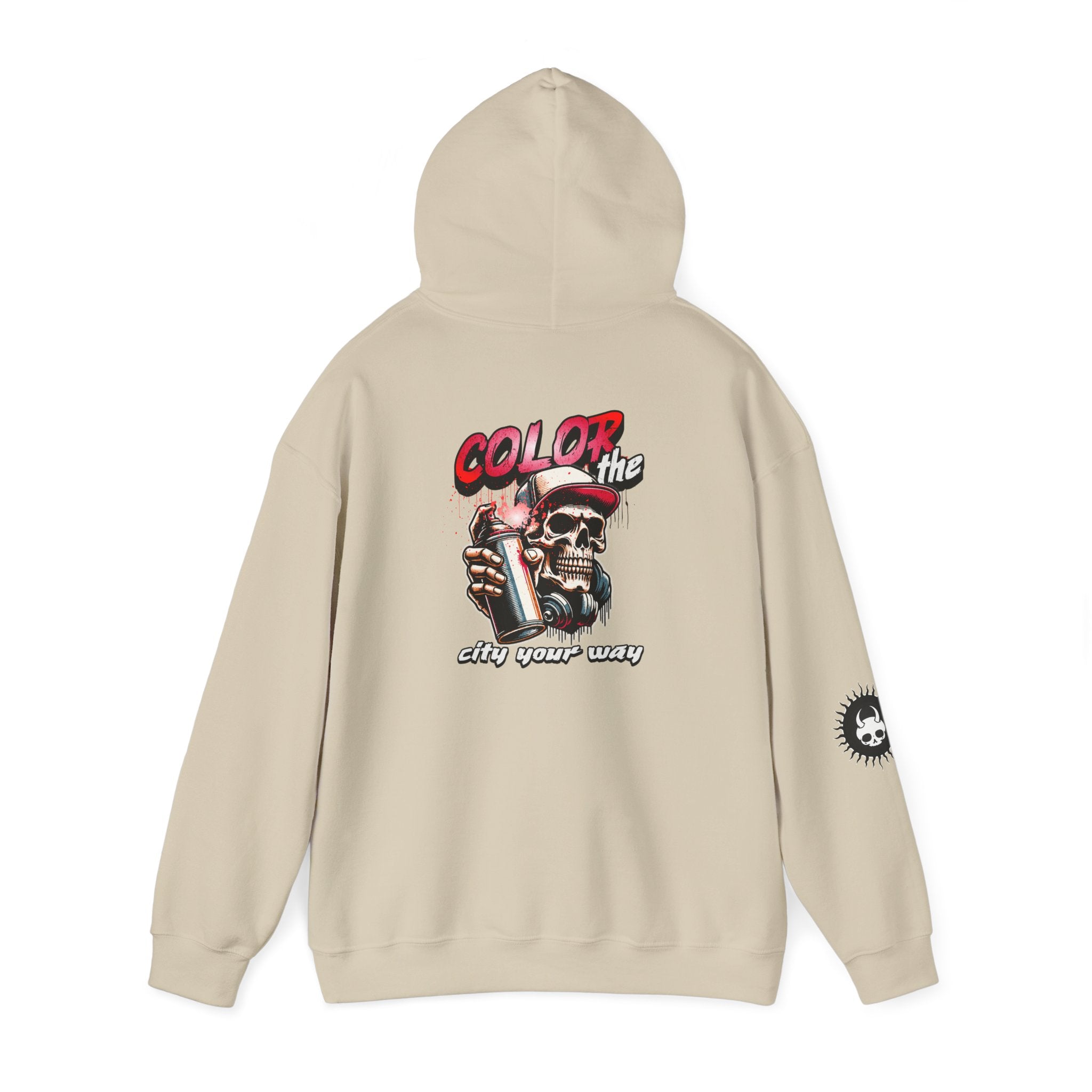 Color The City You Way - Unisex Heavy Blend™ Hooded Sweatshirt - Damned Threads